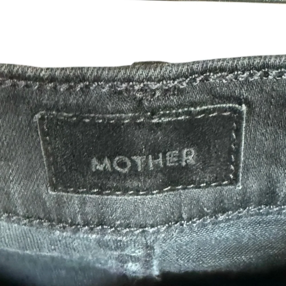 Mother The Pixie Swooner Skimp Black Not Guilty Denim‎ Jeans Sz 26